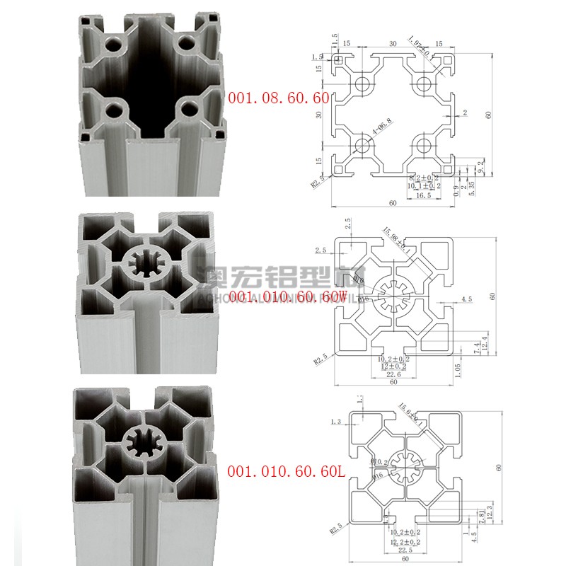 6060歐標(biāo)工業(yè)鋁型材